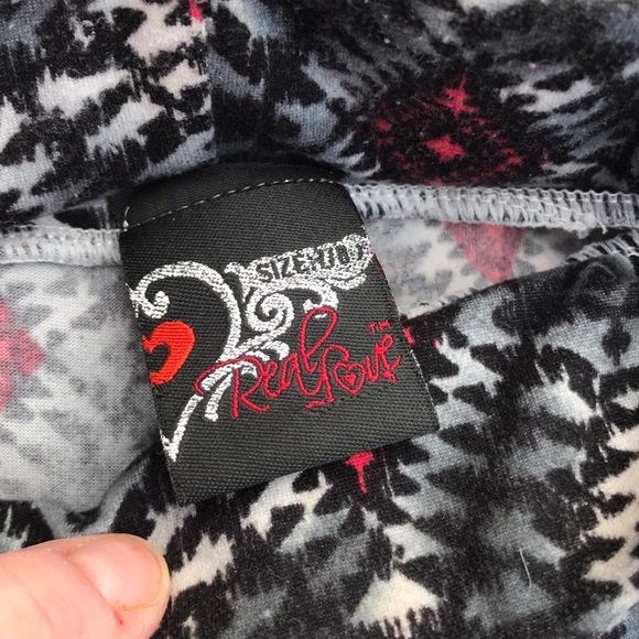 Real Love Diamond Leggings & Faded Glory Top M 7/8 - Picture 10 of 16